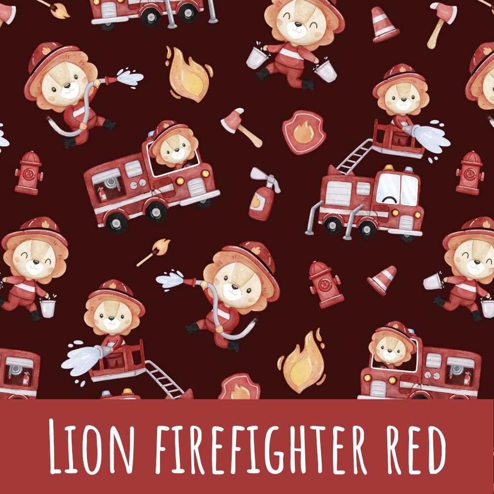 Lion firefighter red Softshell - Mamikes