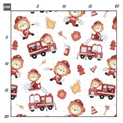 Lion firefighter white Bio Jersey - Mamikes