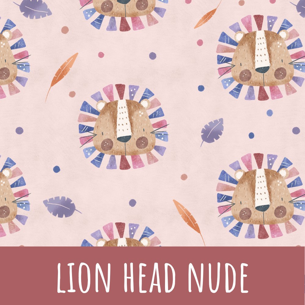 Lion head nude Baumwolle - Mamikes