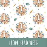 Lion head weiß Bio Jersey - Mamikes