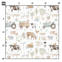 Little farm weiß Baumwolle - Mamikes