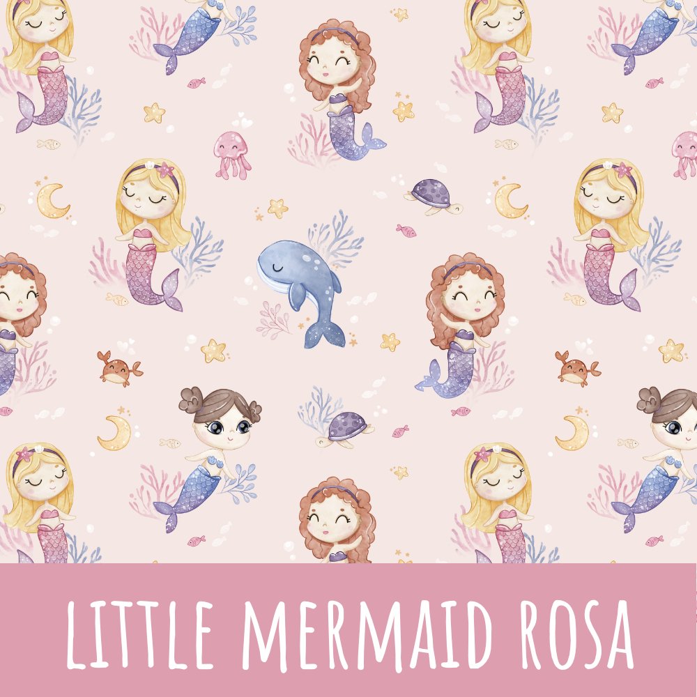 Little mermaid rosa Baumwolle - Mamikes