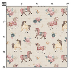 Little pony beige Baumwolle - Mamikes