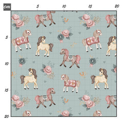 Little pony mint Baumwolle - Mamikes