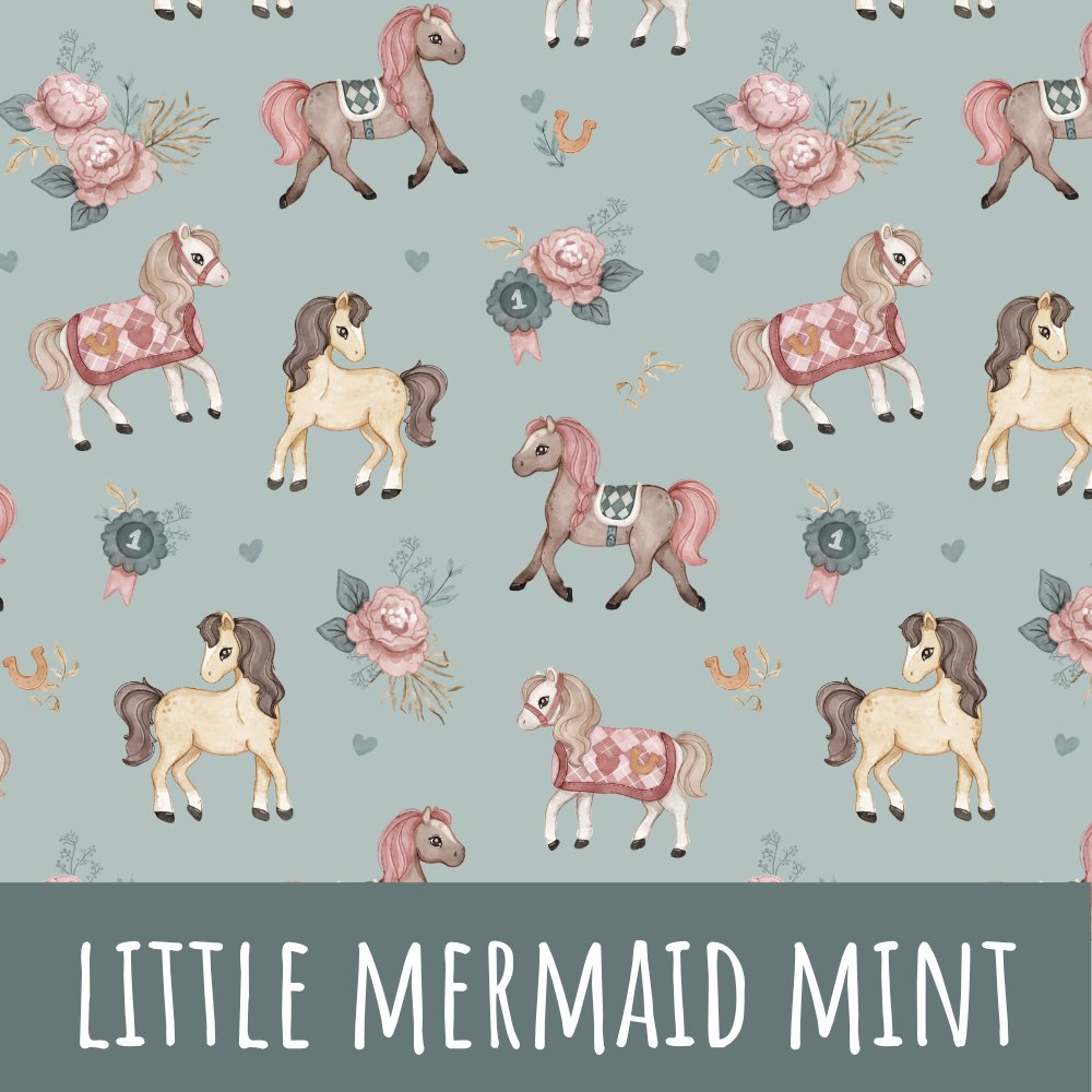 Little pony mint Baumwolle - Mamikes