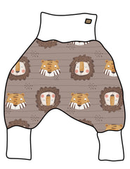 DIY-Paket Lange Pumphose Löwe & Tiger chocolate