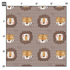 Löwe und tiger chocolate Bio Jersey - Mamikes