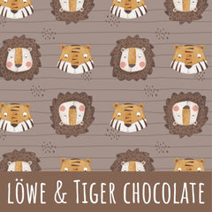 Löwe und tiger chocolate Bio Jersey - Mamikes