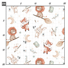 Magic woodland weiß Musselin - Mamikes