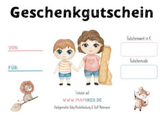 Mamikes Geschenk Gutschein - Mamikes