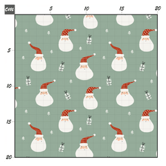 Minty santa Baumwolle - Mamikes