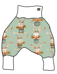 DIY-Paket Lange Pumphose Möhren Party mint