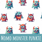 Momo monster punkte Baumwolle - Mamikes
