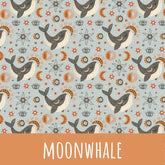 Moon whale Baumwolle - Mamikes