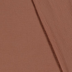 Musselin Uni lehmrosa - Mamikes