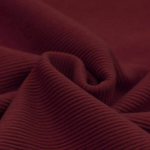 Ottoman Rib weinrot - Mamikes