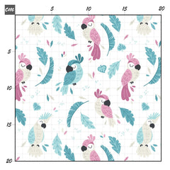 Parrots dream pink Baumwolle - Mamikes