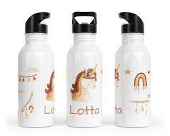 Personalisierte Edelstahl Trinkflasche 14.Einhorn - Mamikes