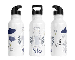 Personalisierte Edelstahl Trinkflasche 30.Bärenfreunde - Mamikes
