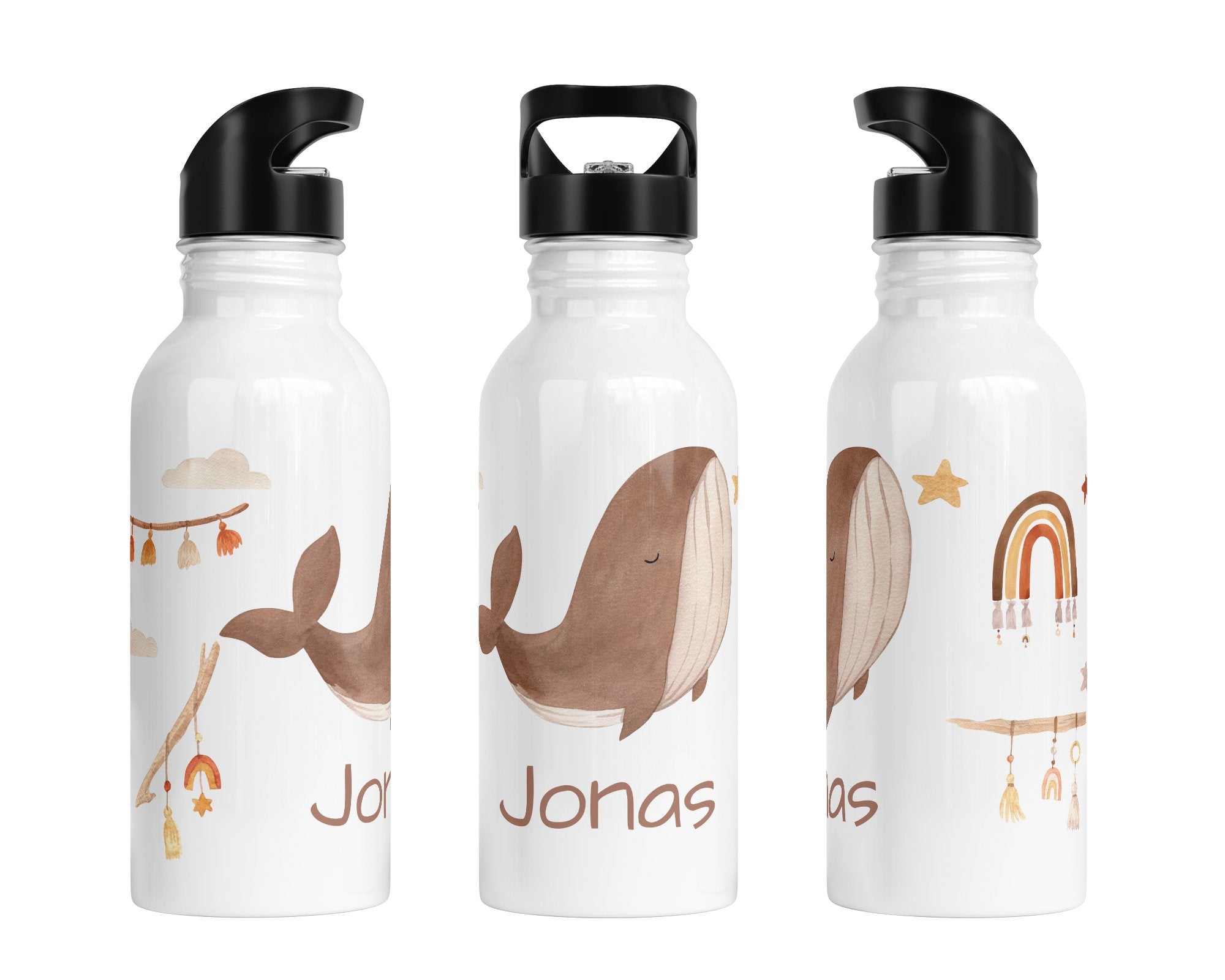 Personalisierte Edelstahl Trinkflasche 31.Wal - Mamikes