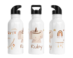 Personalisierte Edelstahl Trinkflasche 36.Elefant - Mamikes