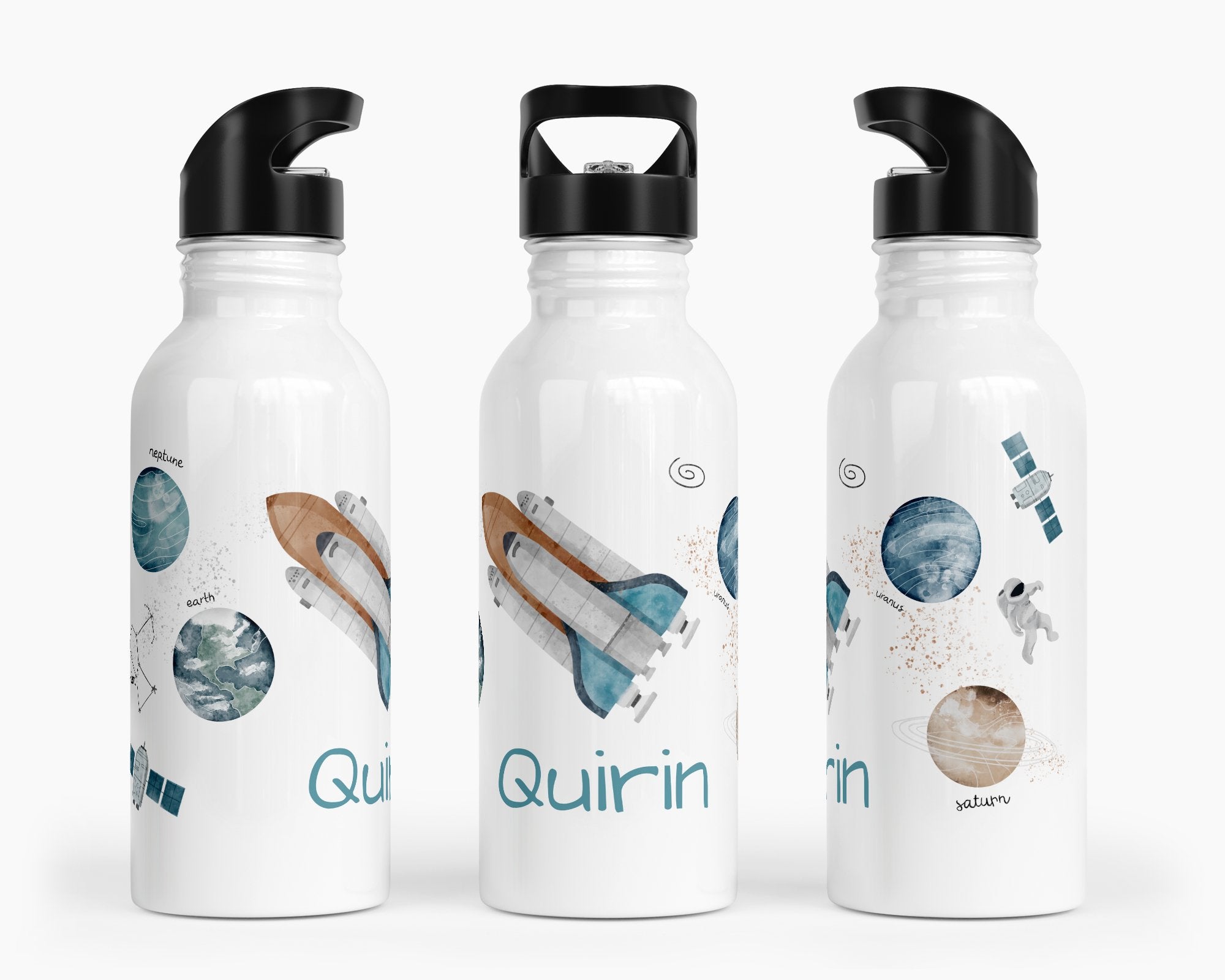 Personalisierte Edelstahl Trinkflasche 61.Raketen - Mamikes