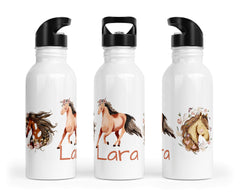 Personalisierte Edelstahl Trinkflasche 79.Pferdetanz - Mamikes