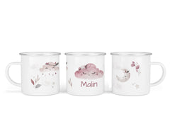 Personalisierte Emailletasse 29.boho cloud - Mamikes