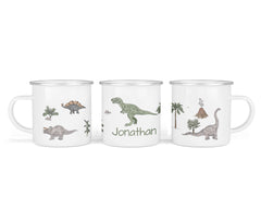 Personalisierte Emailletasse 62.Dino Park - Mamikes