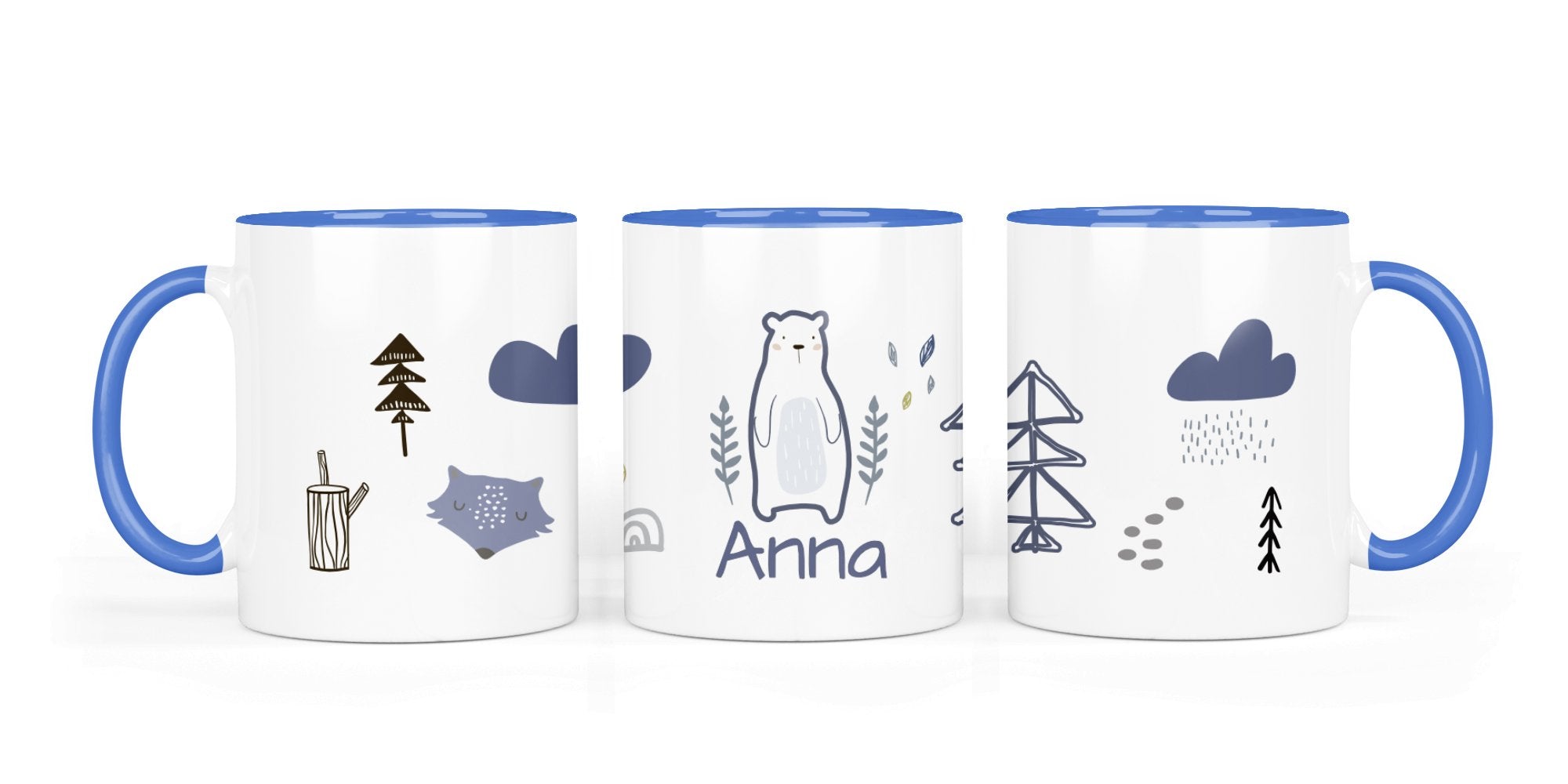 Personalisierte Keramiktasse (7 Farben) 30.Bärenfreunde - Mamikes