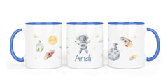 Personalisierte Keramiktasse (7 Farben) 33.Weltraum - Mamikes