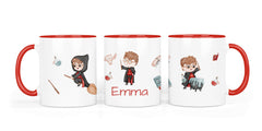 Personalisierte Keramiktasse (7 Farben) 46.Zauberer - Mamikes