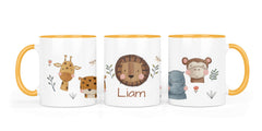 Personalisierte Keramiktasse (7 Farben) 70. african animals - Mamikes