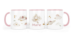Personalisierte Keramiktasse (7 Farben) 77. Fluffy cuddle - Mamikes