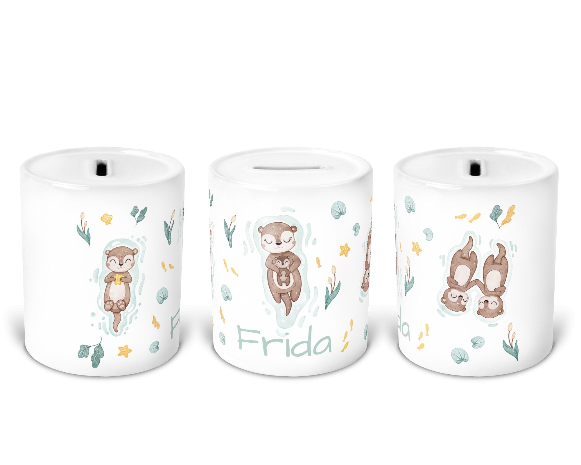 Personalisierte Spardose 21.Otter - Mamikes