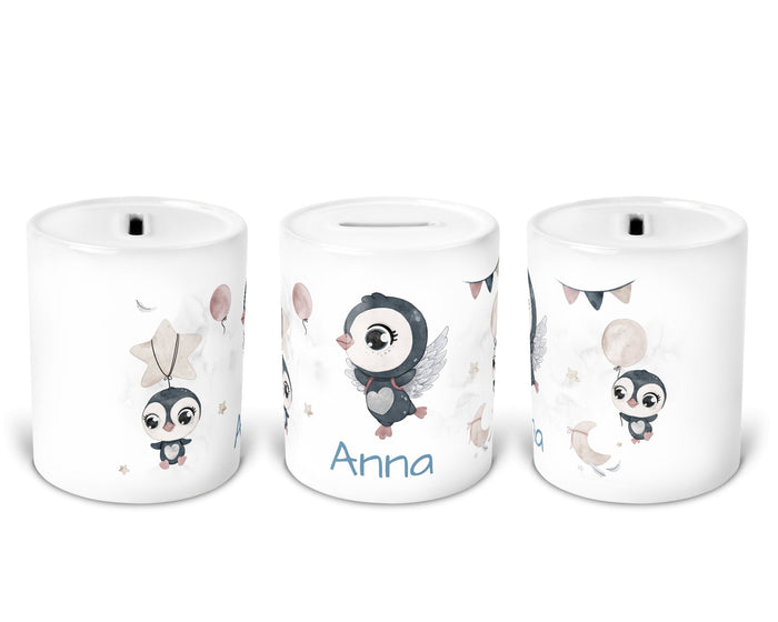 Personalisierte Spardose 68.Pinguin