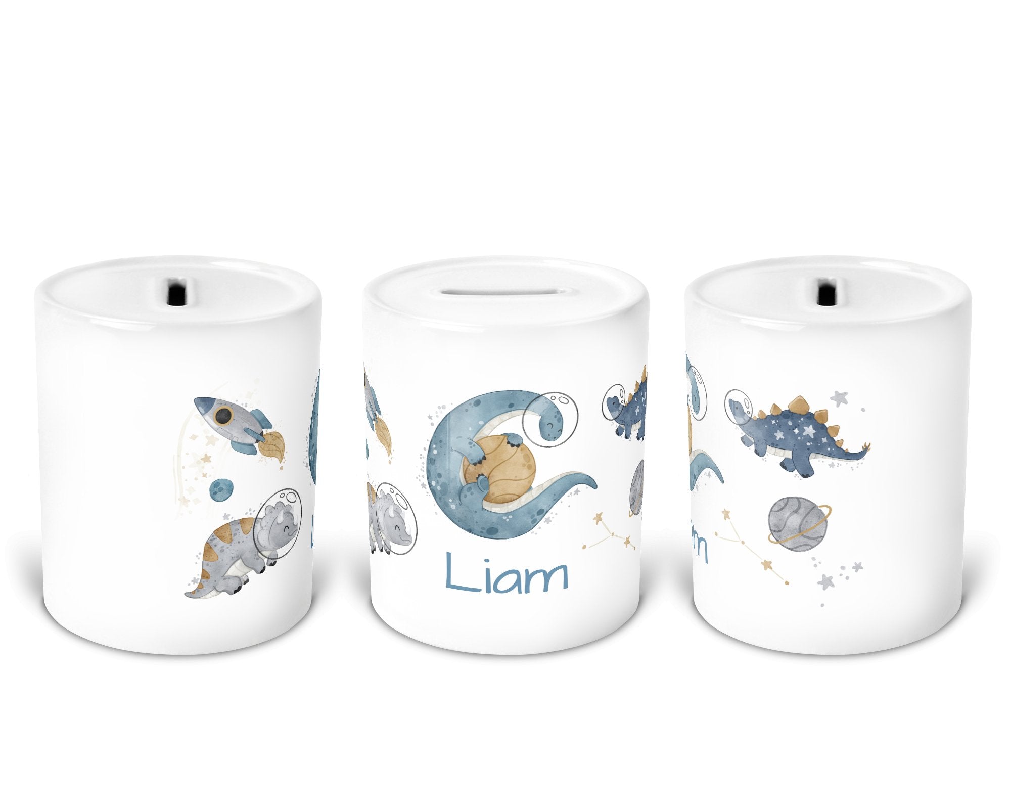 Personalisierte Spardose 86.space dinos - Mamikes