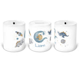 Personalisierte Spardose 86.space dinos - Mamikes