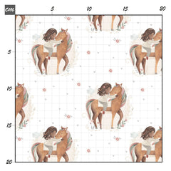 Pferdefreunde weiß Baumwolle - Mamikes