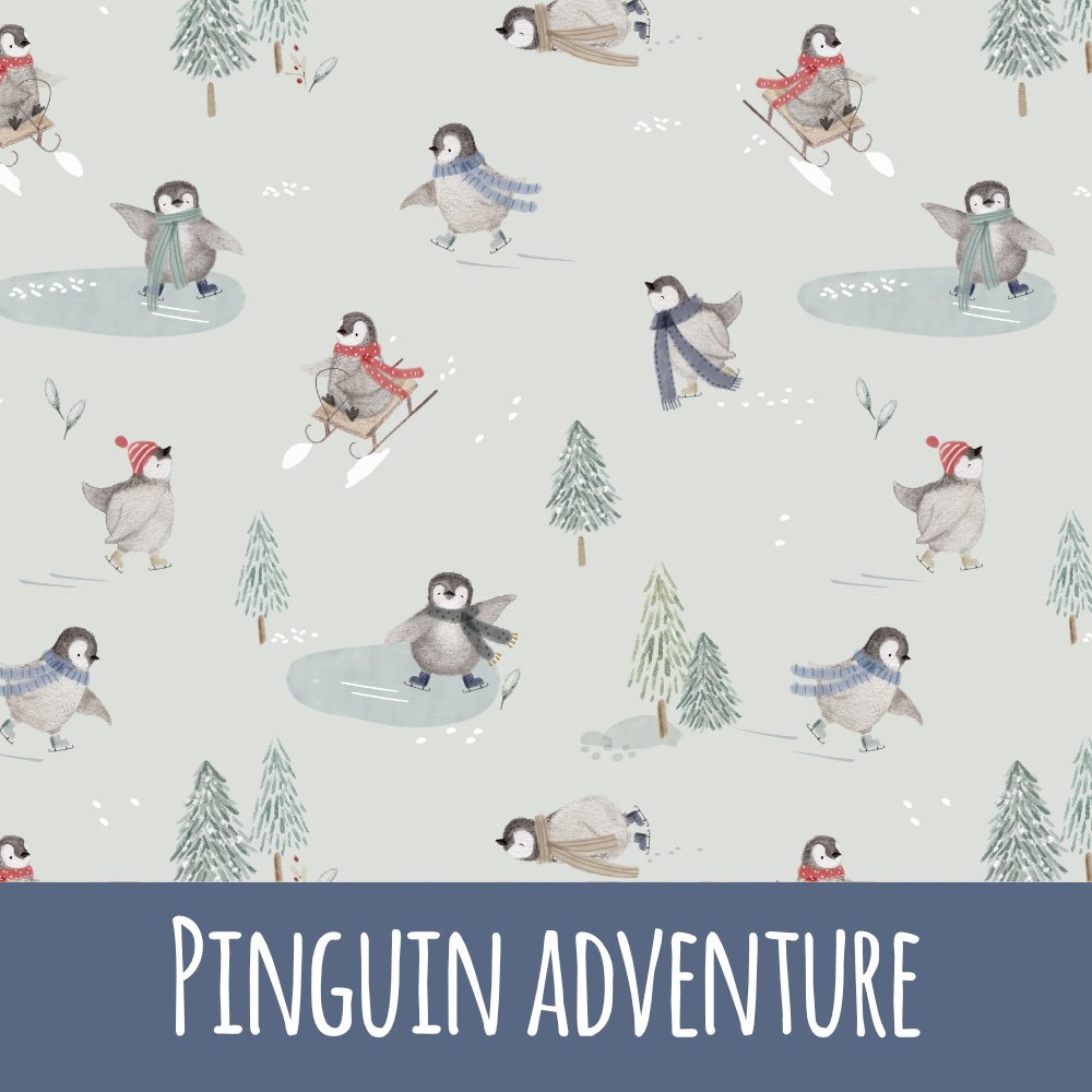 Pinguin adventure Baumwolle - Mamikes