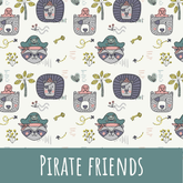 Pirate friends Baumwolle - Mamikes