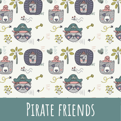 Pirate friends Baumwolle - Mamikes