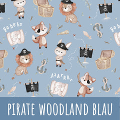 Pirate woodland blau Softshell - Mamikes