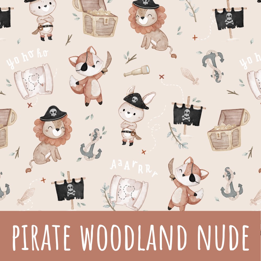 Pirate woodland nude Baumwolle - Mamikes
