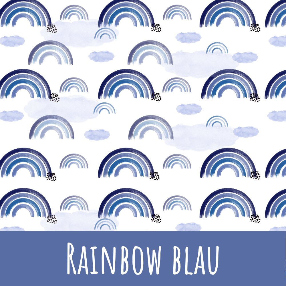 Rainbow blau Baumwolle - Mamikes