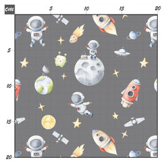 Raketensause grau Baumwolle - Mamikes