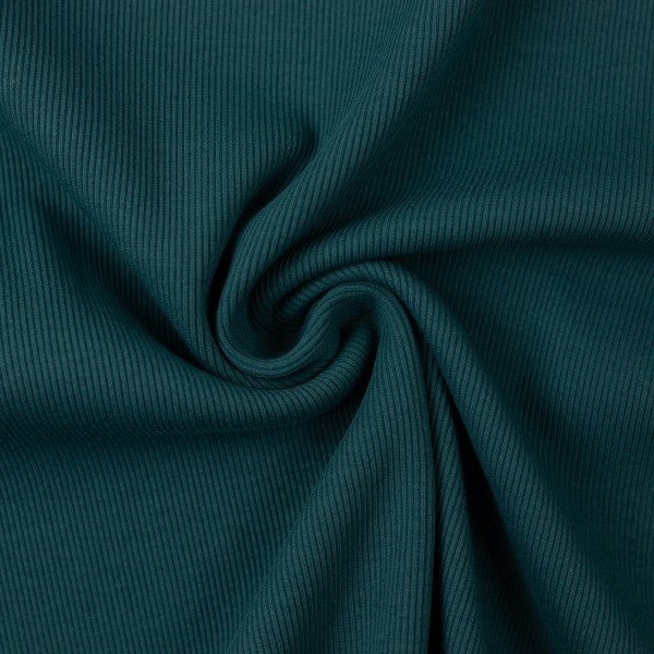 Rippbündchen petrol - Mamikes