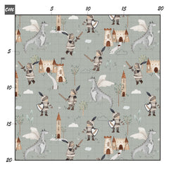 Ritter grau Baumwolle - Mamikes