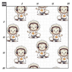 Rockstar lion weiß Baumwolle - Mamikes