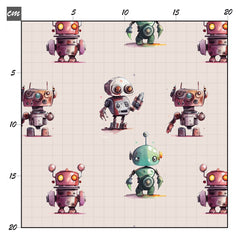 Rosti roboter beige Baumwolle - Mamikes